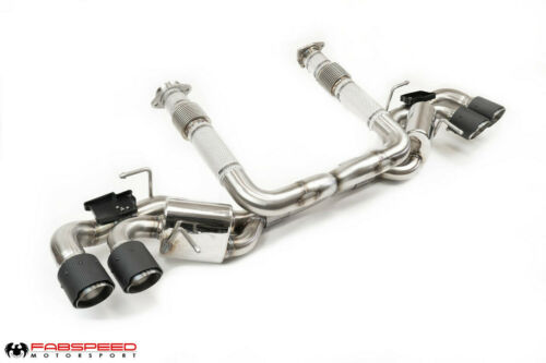 Fabspeed Valvetronic Maxflo Exhaust System with Carbon Fiber Tips