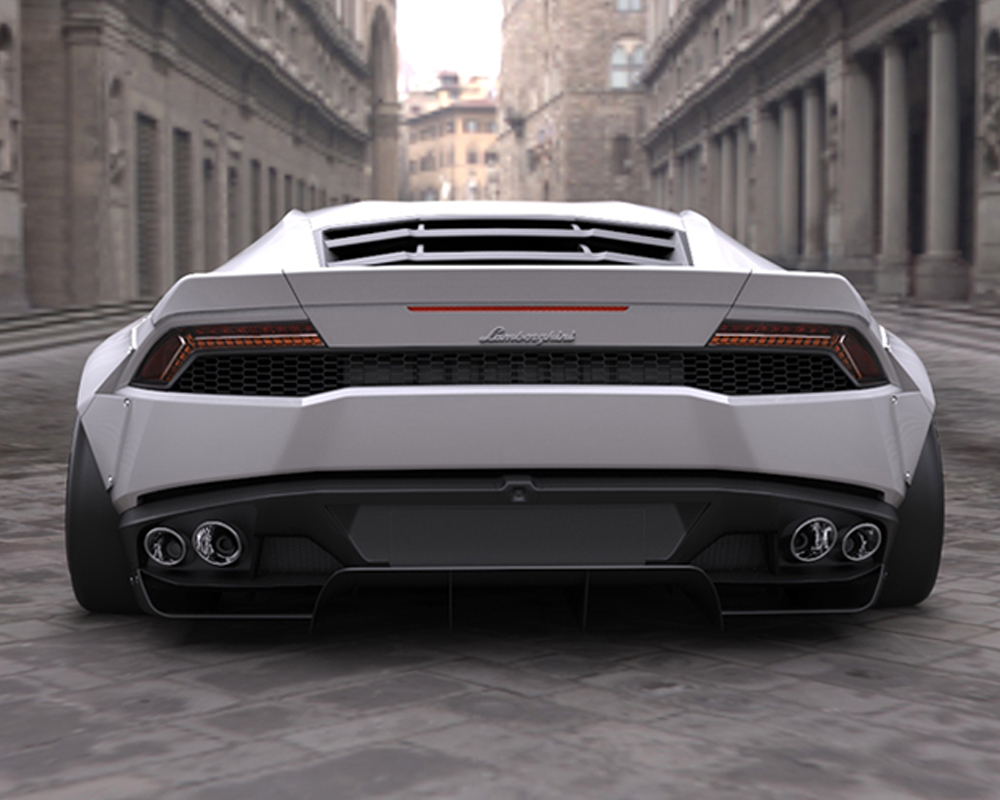 LIberty Walk Rear Wing Version I Huracan 15-18