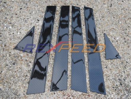 Rexpeed Карбоновые Накладки На Стойки WRX 08+/STi 08+